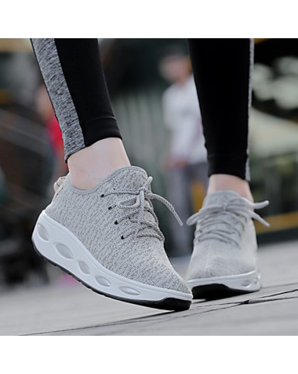 Women's Shake Shoes EU35-EU40 Casual/Travel/Running Fashion Tulle Leather Sneakers Shoes