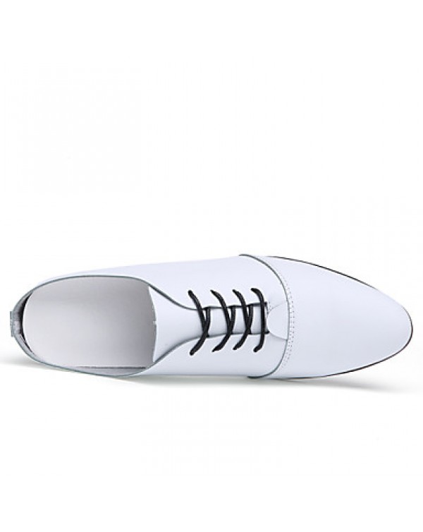 Men's Shoes Office & Career/Party & Evening/Casual Fashion PU Leather Oxfords Slip-on Shoes Black/White 39-44  