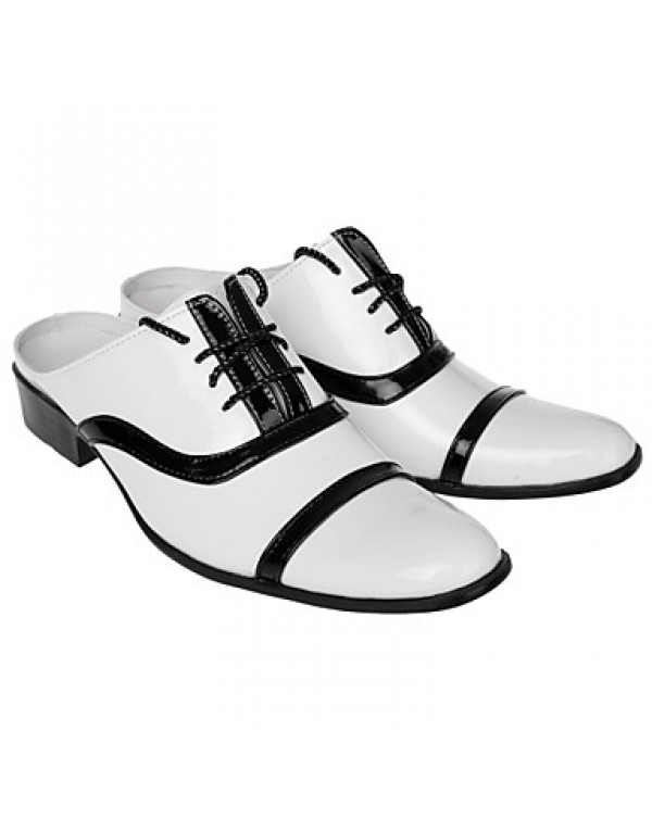 Men's Shoes Casual Leatherette Clogs & Mules White  