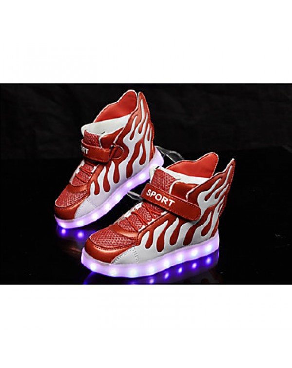 LED Shoes/Boy's Flats Spring / Fall / Winter Flats Outdoor / Party & Evening / Casual Flat Heel LED/ Red / White  